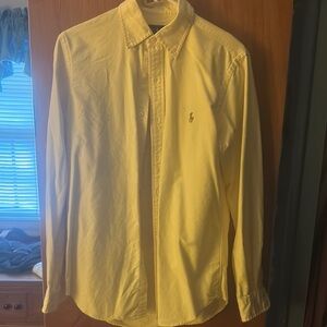 Polo by Ralph Lauren Yellow Casual Button Down Shirt